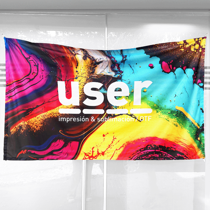 Bandera confeccionada 1,50 x 0,85